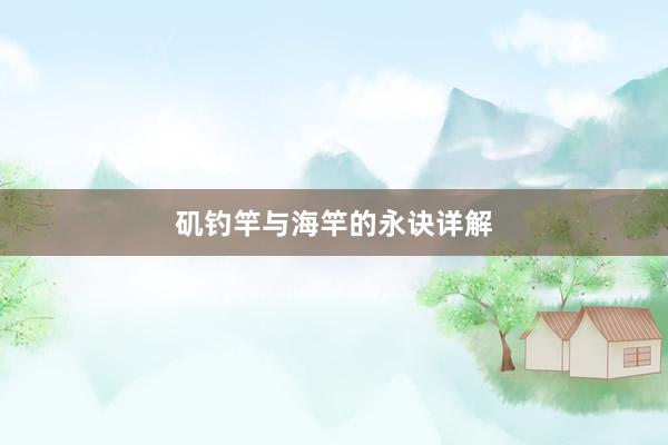 矶钓竿与海竿的永诀详解